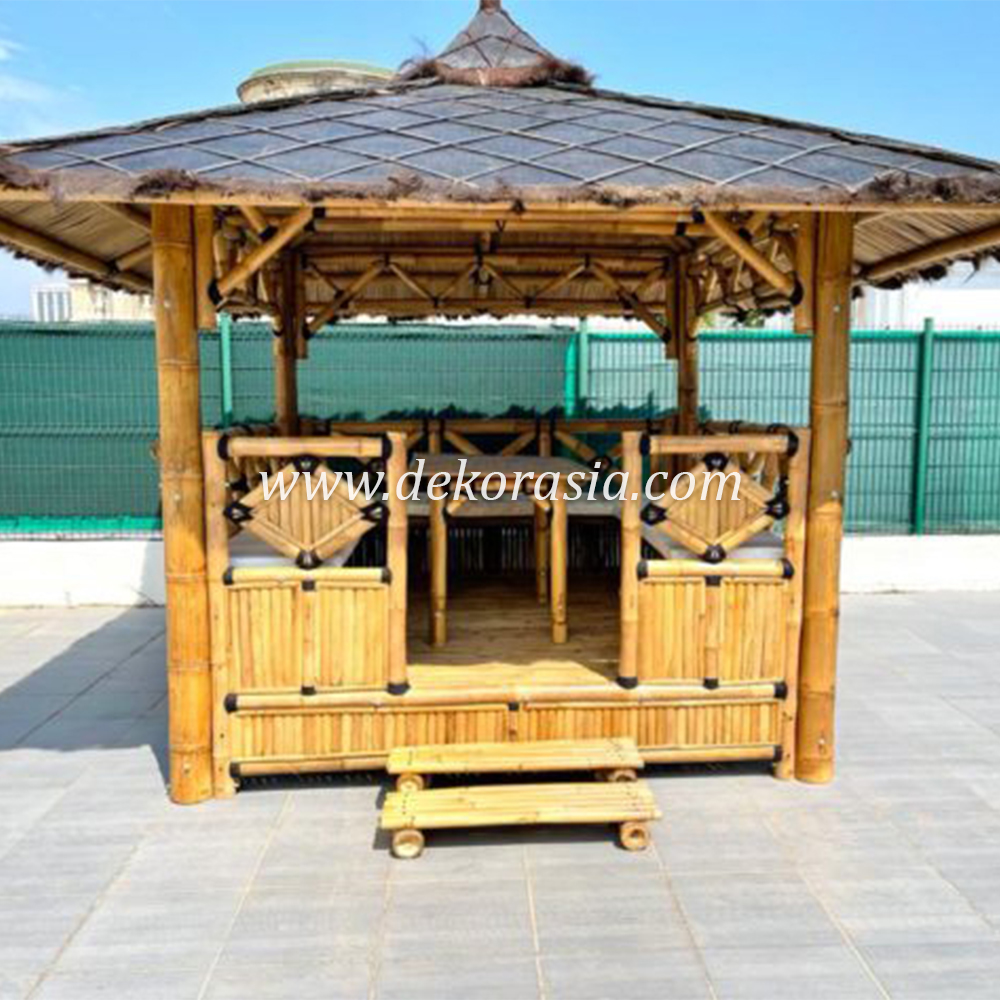 Bamboo Gazebo for Home Garden, Bamboo Gazebo Outdoor